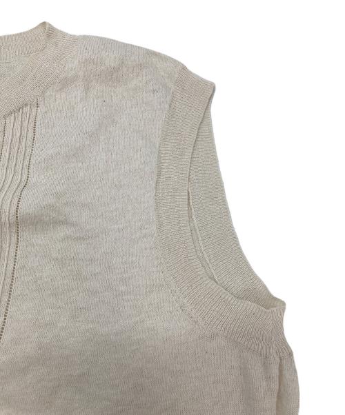 45rpm（45アールピーエム）45rpm (45アールピーエム) コットンノースリーブカットソー ホワイト サイズ:3の古着・服飾アイテム