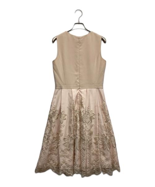 GRACE CONTINENTAL（（グレースコンチネンタル）GRACE CONTINENTAL (（グレースコンチネンタル) レース刺繍ノースリーブワンピース ピンク サイズ:36の古着・服飾アイテム