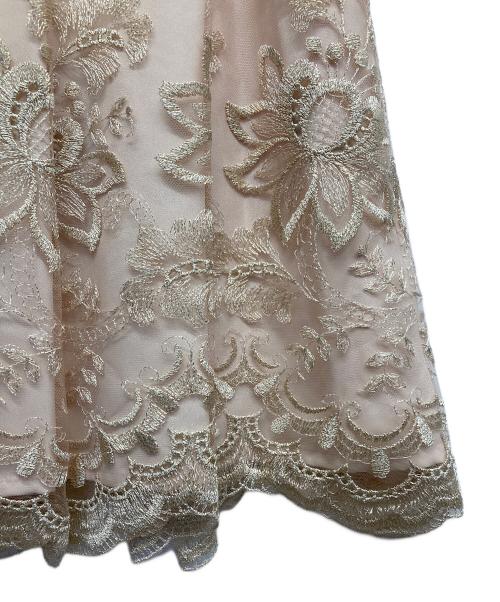 GRACE CONTINENTAL（（グレースコンチネンタル）GRACE CONTINENTAL (（グレースコンチネンタル) レース刺繍ノースリーブワンピース ピンク サイズ:36の古着・服飾アイテム