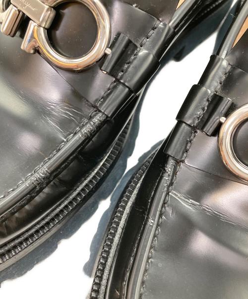 Salvatore Ferragamo（サルヴァトーレ フェラガモ）Salvatore Ferragamo (サルヴァトーレ フェラガモ) ガンチーニローファー ブラック サイズ:7の古着・服飾アイテム