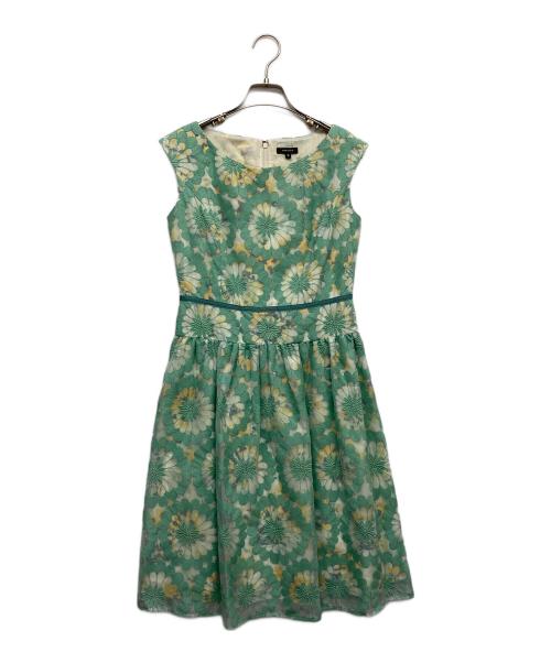 TOCCA（トッカ）TOCCA (トッカ) ノースリーブワンピース グリーンの古着・服飾アイテム