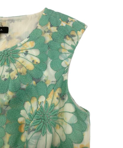TOCCA（トッカ）TOCCA (トッカ) ノースリーブワンピース グリーンの古着・服飾アイテム