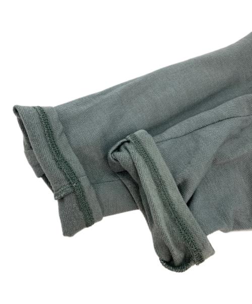 MACPHEE（マカフィー）MACPHEE (マカフィー) ベアジャージー ギャザースリーブワンピース グレー サイズ:Sの古着・服飾アイテム