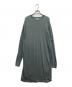 MACPHEE（マカフィー）の古着「ベアジャージー ギャザースリーブワンピース」｜グレー