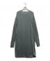 MACPHEE (マカフィー) ベアジャージー ギャザースリーブワンピース グレー サイズ:S：3000円