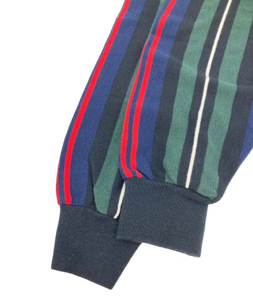 POLO RALPH LAUREN（ポロ・ラルフローレン）POLO RALPH LAUREN (ポロ・ラルフローレン) 長袖ポロシャツ ブラック×グリーン サイズ:Mの古着・服飾アイテム