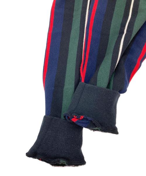 POLO RALPH LAUREN（ポロ・ラルフローレン）POLO RALPH LAUREN (ポロ・ラルフローレン) 長袖ポロシャツ ブラック×グリーン サイズ:Mの古着・服飾アイテム