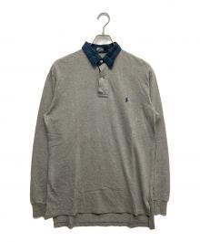 POLO RALPH LAUREN（ポロ・ラルフローレン）の古着「長袖ポロシャツ」｜グレー