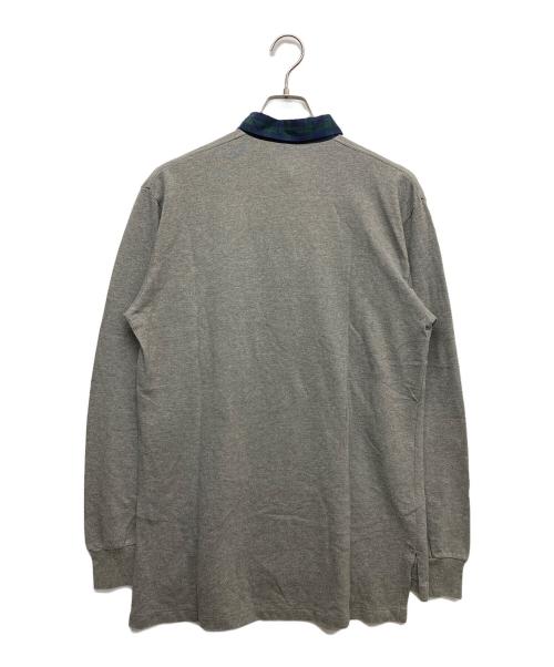 POLO RALPH LAUREN（ポロ・ラルフローレン）POLO RALPH LAUREN (ポロ・ラルフローレン) 長袖ポロシャツ グレー サイズ:Mの古着・服飾アイテム