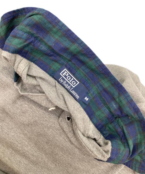 POLO RALPH LAUREN（ポロ・ラルフローレン）POLO RALPH LAUREN (ポロ・ラルフローレン) 長袖ポロシャツ グレー サイズ:Mの古着・服飾アイテム