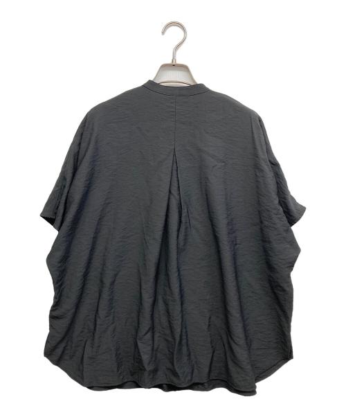 INDIVI（インディヴィ）INDIVI (インディヴィ) スキッパードルマンブラウス ブラック サイズ:38の古着・服飾アイテム