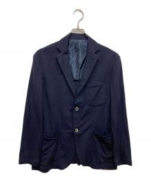 Cruciani（クルチアーニ）の古着「ウール混テーラードジャケット」｜ネイビー