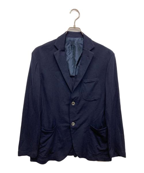 Cruciani（クルチアーニ）CRUCIANI (クルチアーニ) ウール混テーラードジャケット ネイビー サイズ:50の古着・服飾アイテム