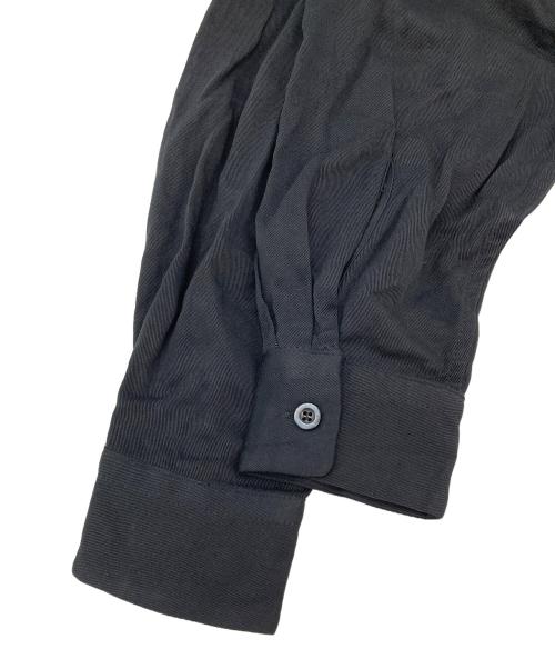 Noen（ノエン）NOEN (ノエン) ショートリブレーヨンシャツ ブラック サイズ:Mの古着・服飾アイテム
