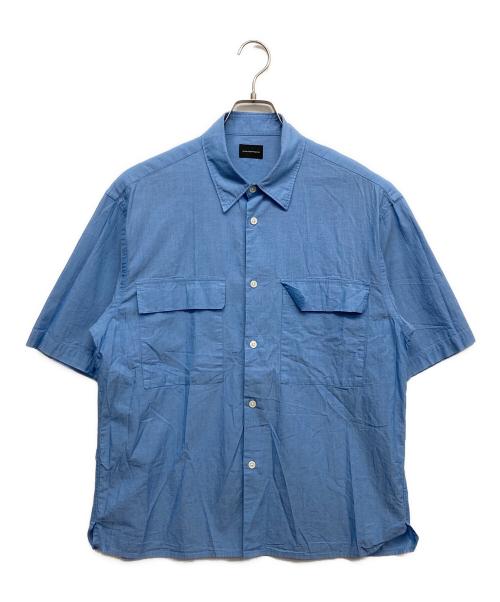 green label relaxing（グリーンレーベルリラクシング）green label relaxing (グリーンレーベルリラクシング) 半袖シャツ ブルー サイズ:Sの古着・服飾アイテム