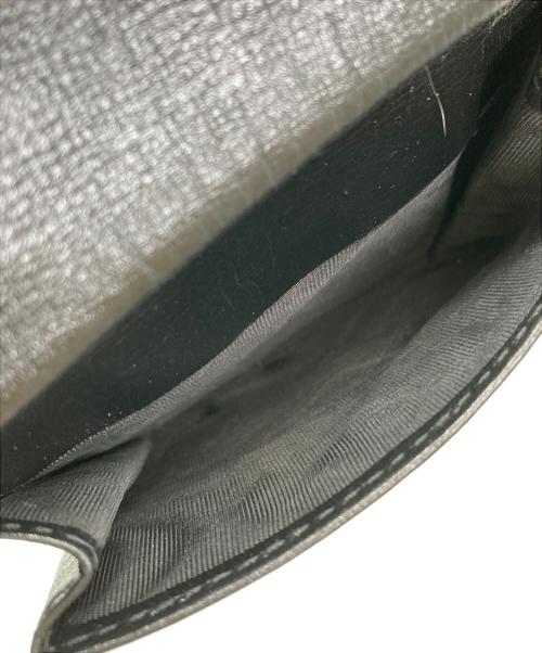 GUCCI（グッチ）GUCCI (グッチ) GGスプリーム コンパクトウォレット ブラックの古着・服飾アイテム