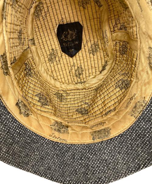 STETSON（ステットソン）STETSON (ステットソン) ツイードハット グレーの古着・服飾アイテム