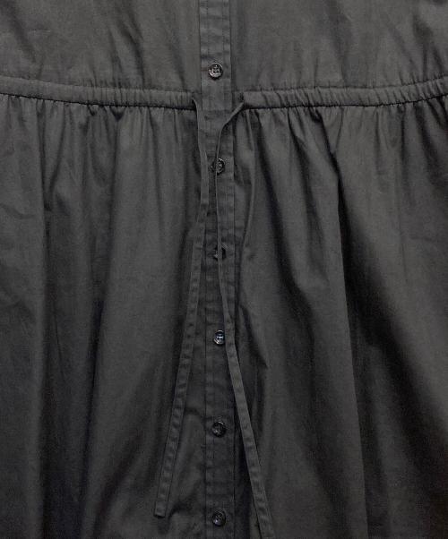 To b. by agnes b.（トゥービー バイ アニエスベー）To b. by agnes b. (トゥービー バイ アニエスベー) ウエストマークブラウスワンピース ブラック サイズ:36の古着・服飾アイテム