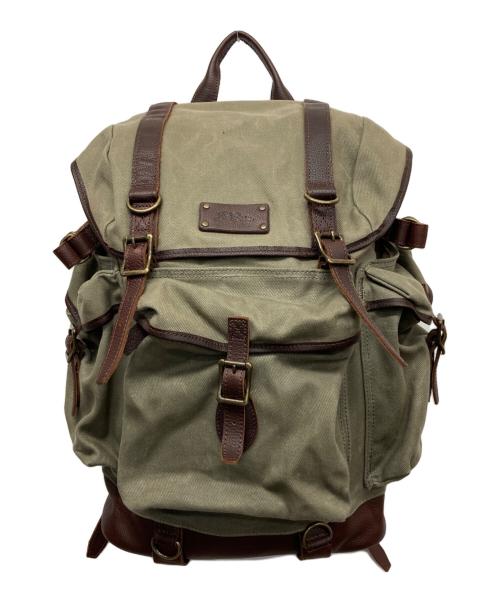 L.L.Bean（エルエルビーン）L.L.Bean (エルエルビーン) ワックスキャンバスリュック オリーブの古着・服飾アイテム