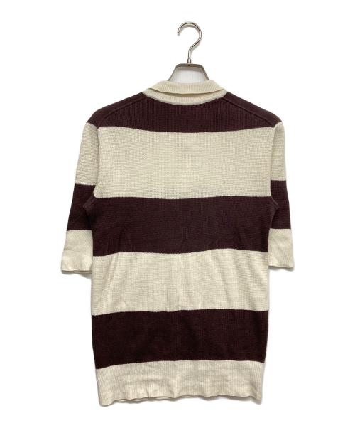 PHEENY（フィーニー）PHEENY (フィーニー) Cotton wholegarment polo S/S ホワイト サイズ:Fの古着・服飾アイテム