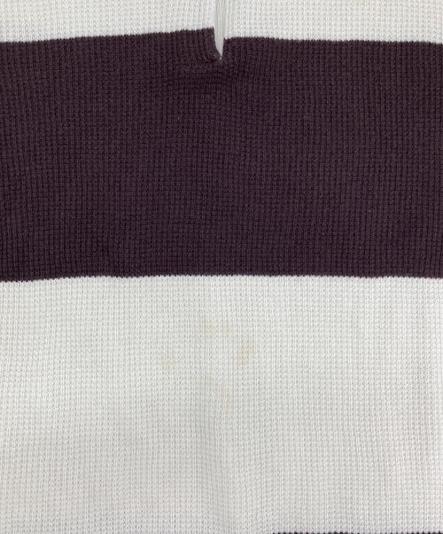 PHEENY（フィーニー）PHEENY (フィーニー) Cotton wholegarment polo S/S ホワイト サイズ:Fの古着・服飾アイテム