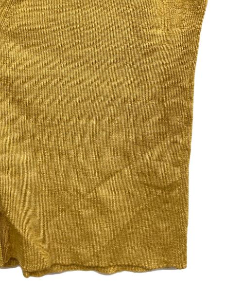 PRADA（プラダ）PRADA (プラダ) カシミヤシルクカーディガン イエロー サイズ:36の古着・服飾アイテム