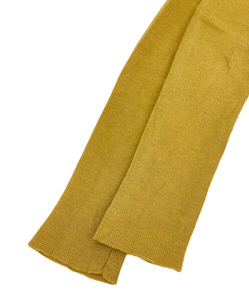 PRADA（プラダ）PRADA (プラダ) カシミヤシルクカーディガン イエロー サイズ:36の古着・服飾アイテム