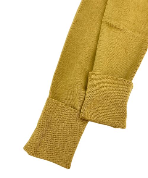 PRADA（プラダ）PRADA (プラダ) カシミヤシルクカーディガン イエロー サイズ:36の古着・服飾アイテム