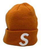 SUPREME×New Eraシュプリーム×ニューエラ）の古着「S LOGO BEANIE」｜オレンジ