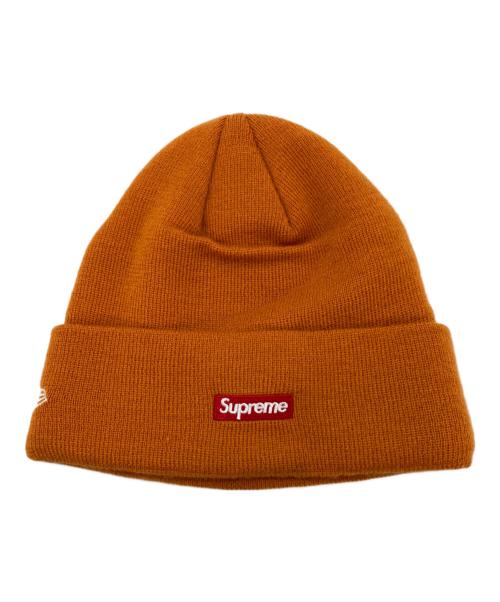 SUPREME（シュプリーム）Supreme (シュプリーム) New Era (ニューエラ) S LOGO BEANIE オレンジの古着・服飾アイテム