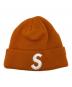 中古・古着 Supreme (シュプリーム) New Era (ニューエラ) S LOGO BEANIE オレンジ：7000円