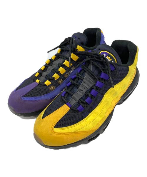 NIKE（ナイキ）NIKE (ナイキ) エアマックス95 エナジー イエロー×パープル サイズ:29.5の古着・服飾アイテム