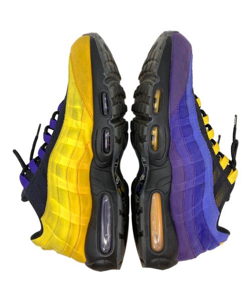 NIKE（ナイキ）NIKE (ナイキ) エアマックス95 エナジー イエロー×パープル サイズ:29.5の古着・服飾アイテム