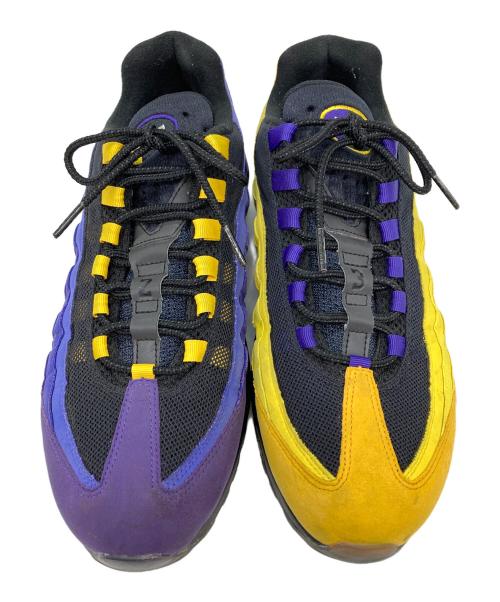 NIKE（ナイキ）NIKE (ナイキ) エアマックス95 エナジー イエロー×パープル サイズ:29.5の古着・服飾アイテム