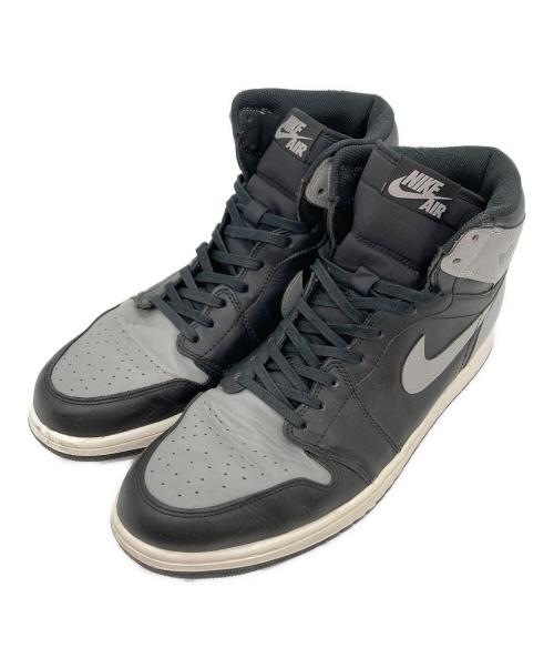 NIKE（ナイキ）NIKE (ナイキ) エアジョーダン1 レトロ ハイ ブラック サイズ:31の古着・服飾アイテム