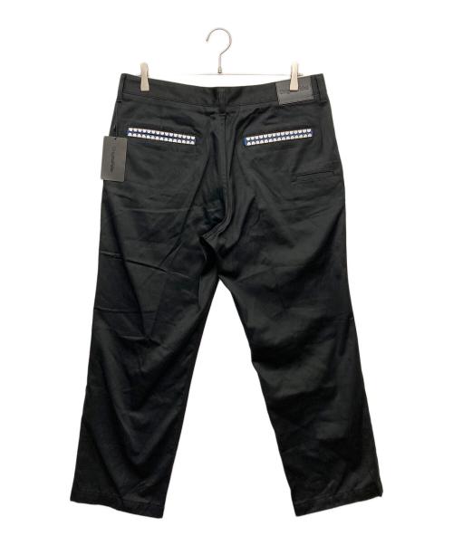 Original Fake（オリジナルフェイク）Original Fake (オリジナルフェイク) ストレートパンツ ブラック サイズ:4の古着・服飾アイテム