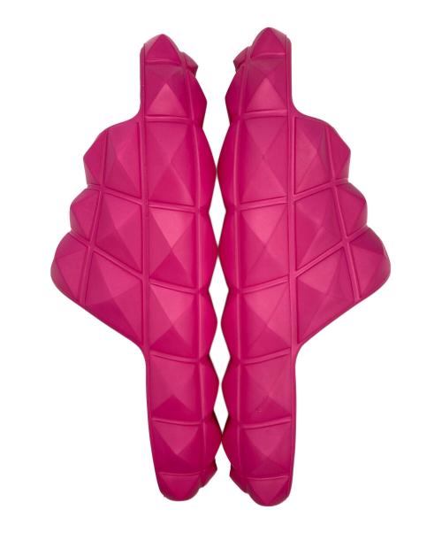 VALENTINO GARAVANI（ヴァレンティノ・ガラヴァーニ）VALENTINO GARAVANI (ヴァレンティノ・ガラヴァーニ) ローマンスタッズ タートル サンダル ピンク サイズ:38の古着・服飾アイテム