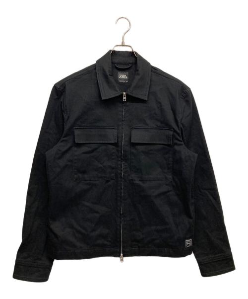 ZARA（ザラ）ZARA (ザラ) コーチジャケット ブラック サイズ:Mの古着・服飾アイテム