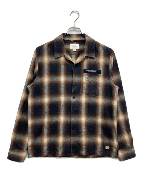 THE CRIMIE（ザ クライミー）THE CRIMIE (ザ クライミー) オンブレチェックシャツ ブラウン サイズ:Mの古着・服飾アイテム