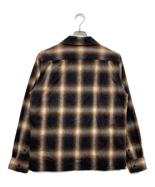 THE CRIMIE（ザ クライミー）THE CRIMIE (ザ クライミー) オンブレチェックシャツ ブラウン サイズ:Mの古着・服飾アイテム