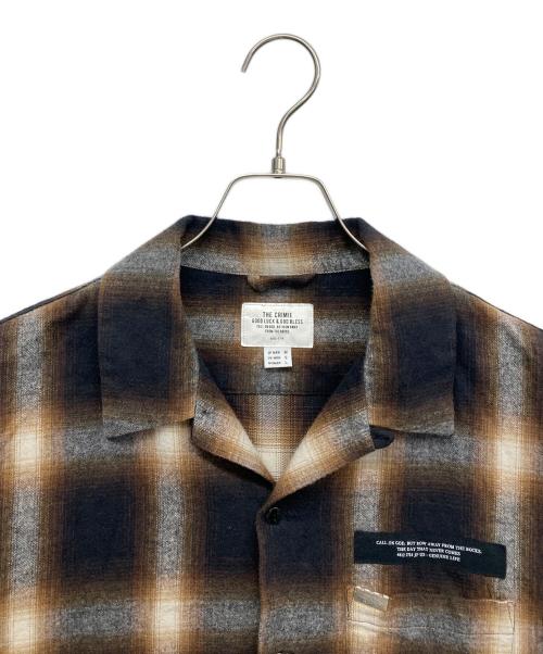 THE CRIMIE（ザ クライミー）THE CRIMIE (ザ クライミー) オンブレチェックシャツ ブラウン サイズ:Mの古着・服飾アイテム