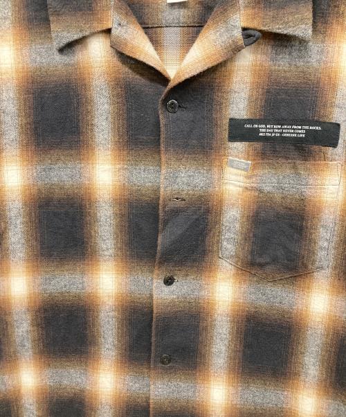 THE CRIMIE（ザ クライミー）THE CRIMIE (ザ クライミー) オンブレチェックシャツ ブラウン サイズ:Mの古着・服飾アイテム