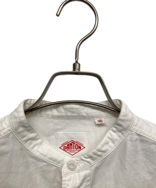 DANTON（ダントン）DANTON (ダントン) オックスフォードバンドカラーシャツ ホワイト サイズ:36の古着・服飾アイテム