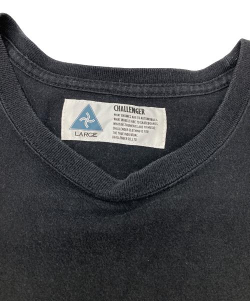 CHALLENGER（チャレンジャー）CHALLENGER (チャレンジャー) プリントTシャツ ブラック サイズ:Lの古着・服飾アイテム