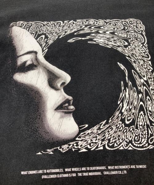 CHALLENGER（チャレンジャー）CHALLENGER (チャレンジャー) プリントTシャツ ブラック サイズ:Lの古着・服飾アイテム