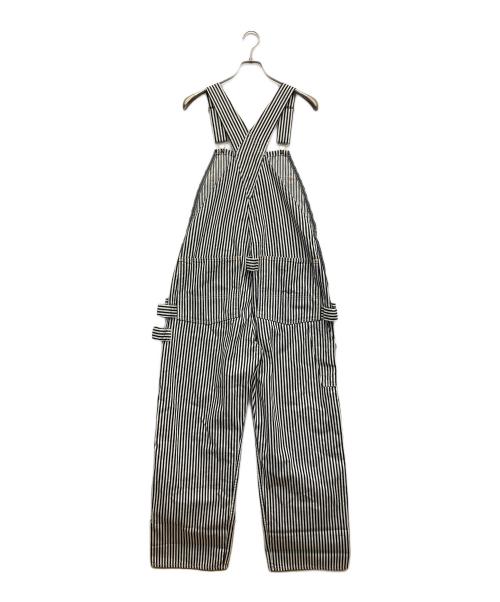 TCB jeans（ティーシービー ジーンズ）TCB JEANS (ティーシービー ジーンズ) HANDYMAN PANTS HICKORYSTRIPE ホワイト×ネイビー サイズ:30の古着・服飾アイテム