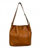 SLOW×BEAMSスロウ×ビームス）の古着「レザーショルダーバッグ」｜ブラウン