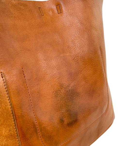 SLOW（スロウ）SLOW (スロウ) BEAMS (ビームス) レザーショルダーバッグ ブラウンの古着・服飾アイテム