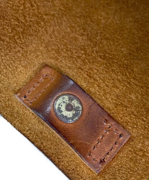 SLOW（スロウ）SLOW (スロウ) BEAMS (ビームス) レザーショルダーバッグ ブラウンの古着・服飾アイテム