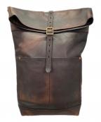 vascoヴァスコ）の古着「Leather Roll Top Rucksack」｜ブラウン